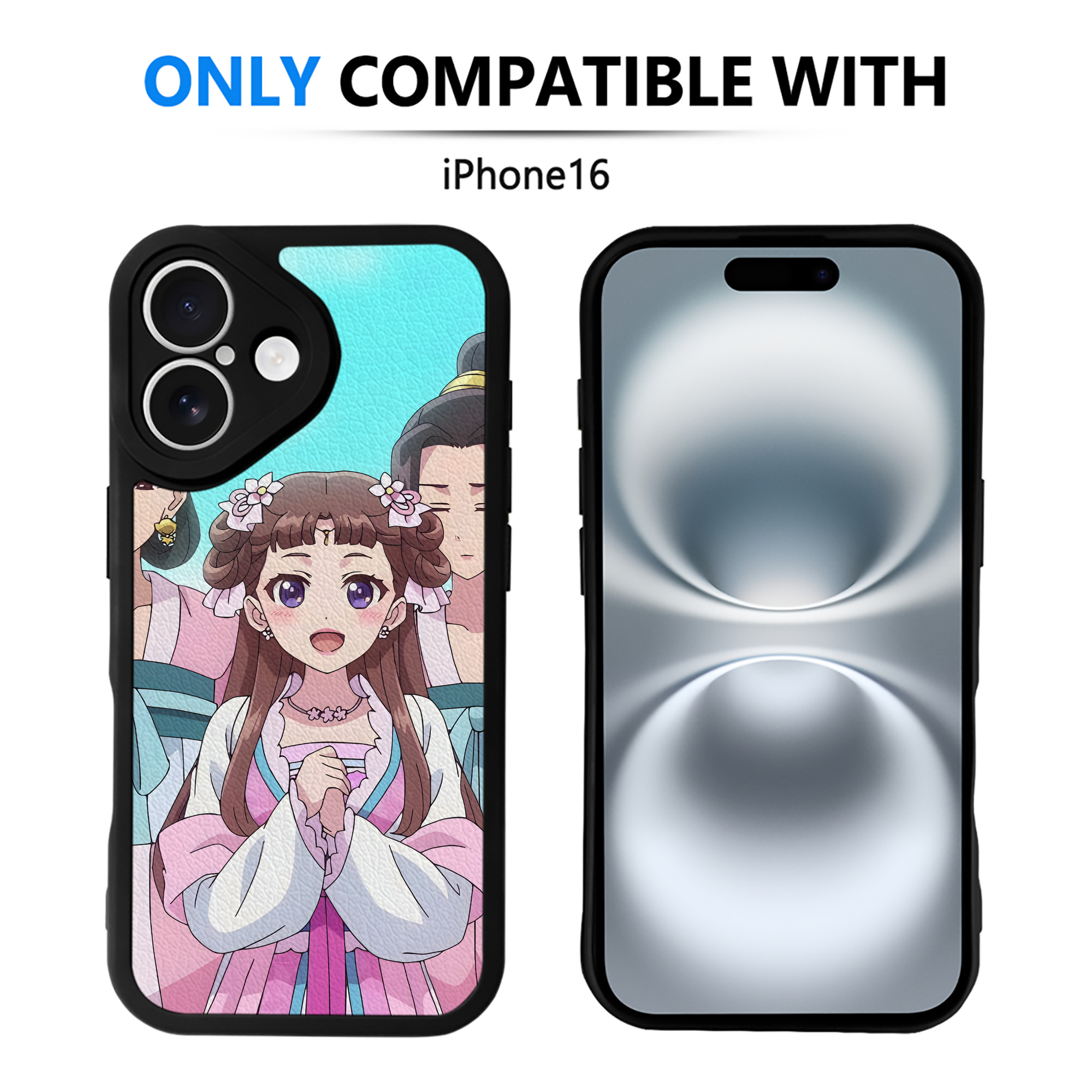 薬屋のひとりごと The Apothecary Diaries 【iPhone 16シリーズ対応】シリコンスマホケース（レザー調） 材質：シリコン